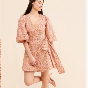 MINKPINK Floral Patterned Wrap Dress Size XS